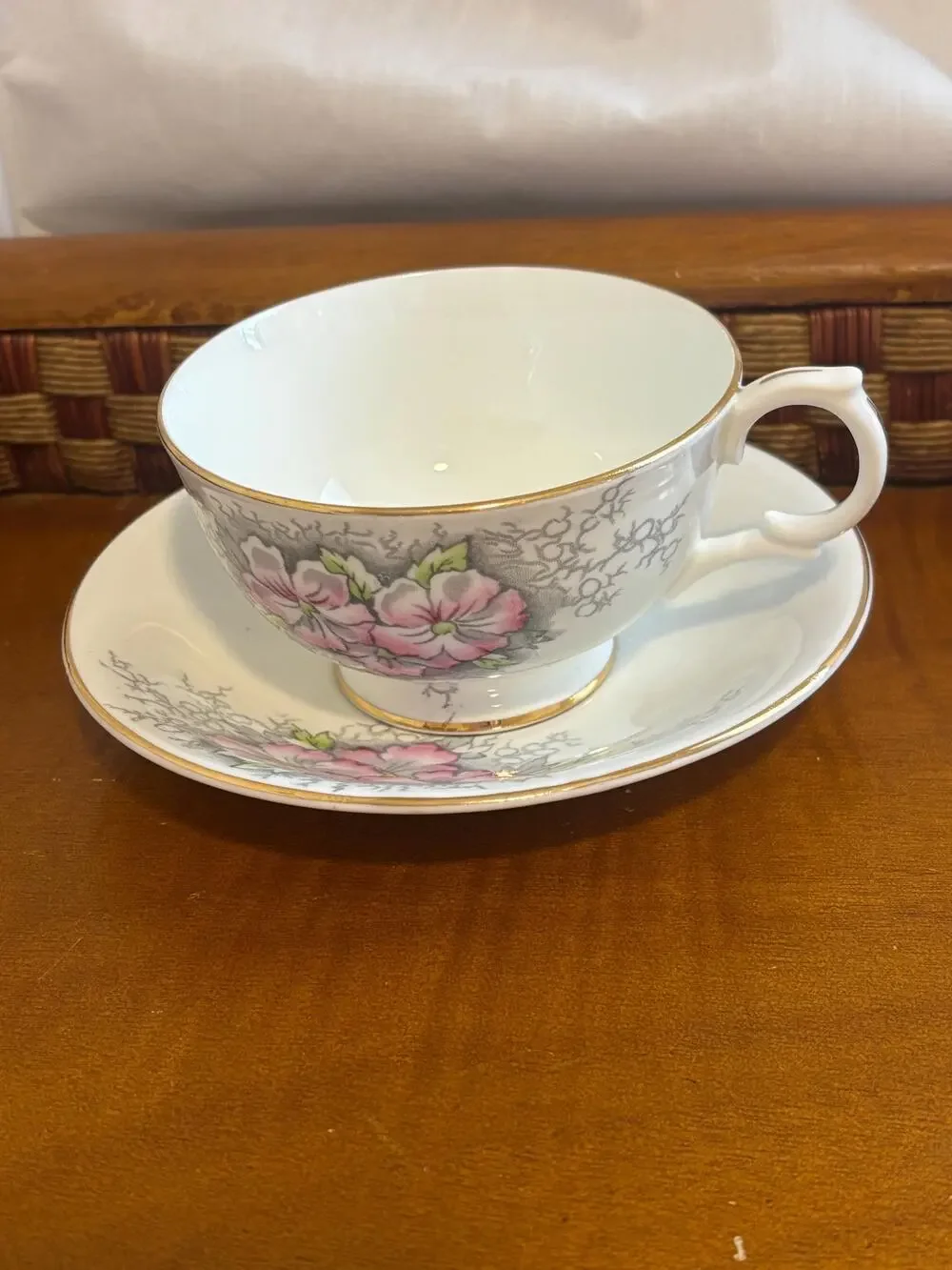 Vintage Clarence China Tea Cup and Saucer